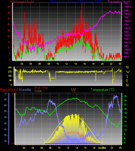 24 Hour Graph for Day 12