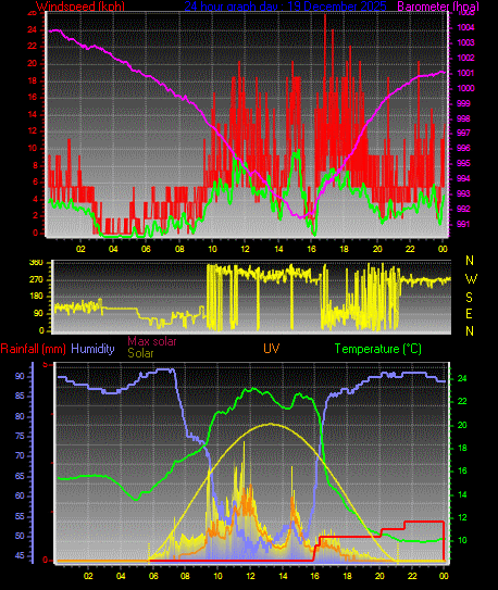 24 Hour Graph for Day 19
