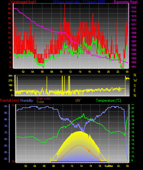 24 Hour Graph for Day 12