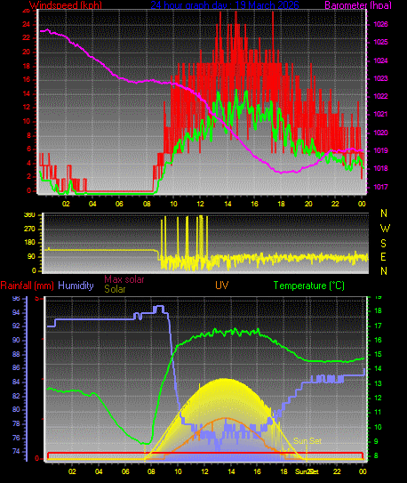 24 Hour Graph for Day 19