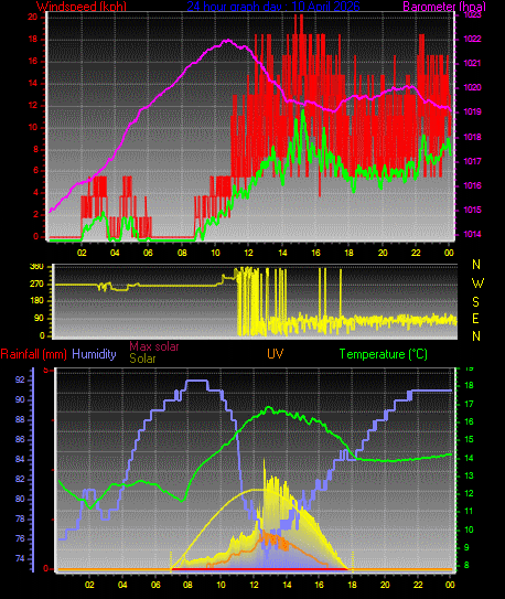 24 Hour Graph for Day 10