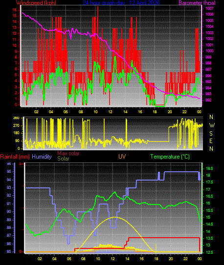 24 Hour Graph for Day 12